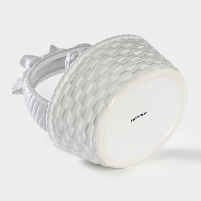 Конфетница Доляна &laquo;Зайка&raquo;, 650 мл, 17&times;14,5&times;18,5 см