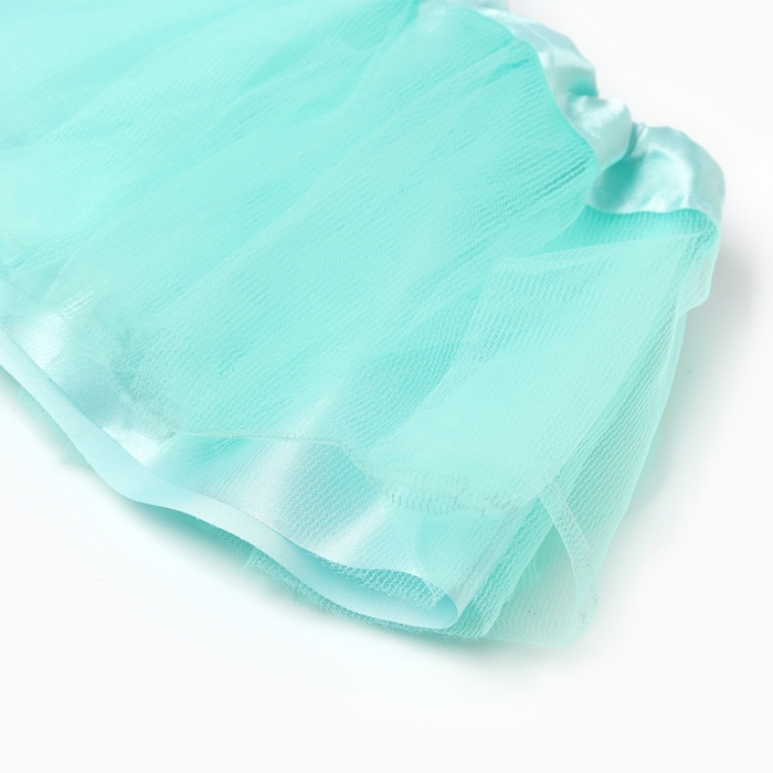 Набор для фотосессии Крошка Я "Маленькая принцесса":юбка и повязка, бирюзовый, 17 см