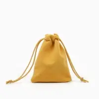 Мешочек бархатный, 7&times;9 см, оранжевый