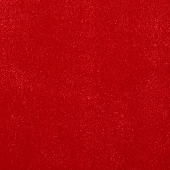 Лоскут для рукоделия мех искусственный, набор 2 вида 40х40 см, красный, жёлтый