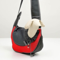 Сумка-переноска "Слинг" для животных, 42 х 25 см, красная Сумка-переноска "Слинг" для животных, 42 х 25 см, красная