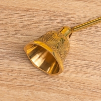 Гаситель для свечей &laquo;Колокольчик&raquo;, латунь, 25 см