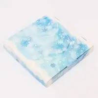 Подарочная коробка сборная с окном &laquo;Метель&raquo;, 19&times;19&times;3 см