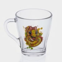 Кружка стеклянная для чая &laquo;Символ года 2025&raquo;, 250 мл