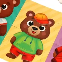 Dress up velcro puzzle 4 in 1