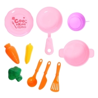 Игровой набор &laquo;Чистая кухня&raquo;, функциональная раковина, посуда, продукты