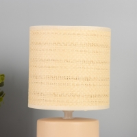 Лампа настольная "Лиза" 1х40Вт Е14 персиковый 13х13х24см