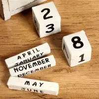 Календарь настольный &laquo;Ракушка&raquo;, 7.5&times;4&times;10 см, дерево, чёрный