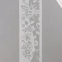 Трафарет бордюрный пластик "Пчёлы" 10х30 см