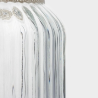 Банка стеклянная для хранения сыпучих продуктов Доляна &laquo;Варенье&raquo;, 600 мл, 11&times;15,5 см, с керамической крышкой