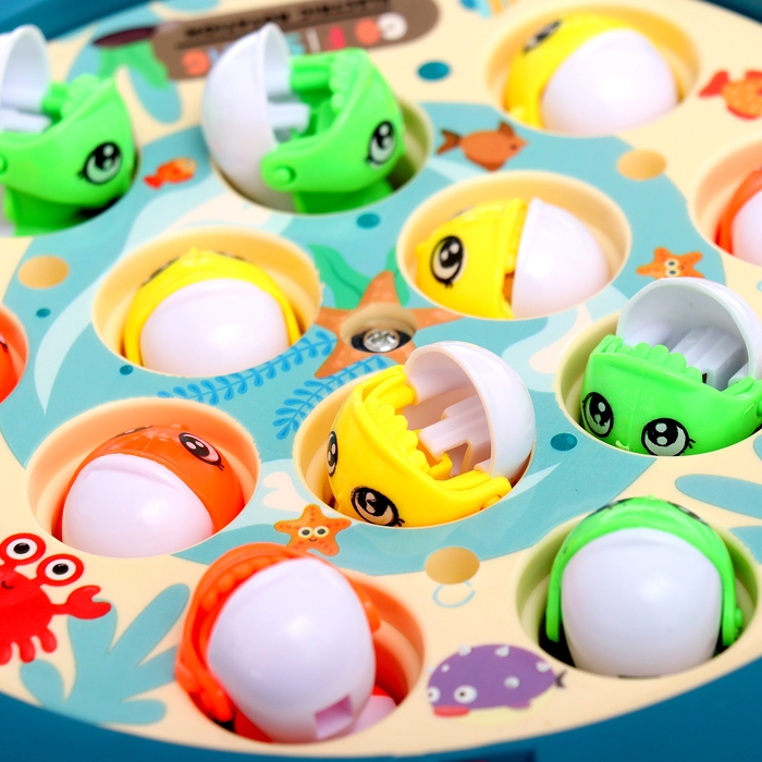 Рыбалка &laquo;Путешествие черепашки&raquo;, 12 рыбок, цвета МИКС