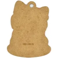 Подвеска деревянная на масленицу &laquo;Котик&raquo;, 10&times;13 см