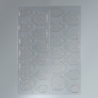 Накладные ногти для взрослых «Черно-белый френч», 24 шт, клеевые пластины, форма балерина, цвет глянцевый белый/чёрный/розовый Накладные ногти для взрослых «Черно-белый френч», 24 шт, клеевые пластины, форма балерина, цвет глянцевый белый/чёрный/розовый