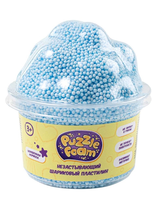 Шариковый пластилин Crazy Clay, с фигурной крышкой облако FM052