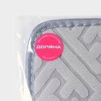 Чехол на сиденье для унитаза на липучках Доляна &laquo;Фили&raquo;, цвет МИКС