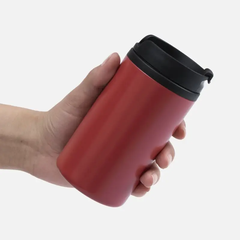 Термостакан Canella, красный матовый