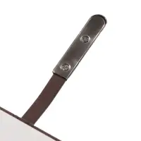 Ежедневник недатированный формат А5, с хлястиком, 112л, линия, пвх, Узор Коричневый