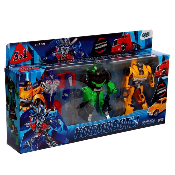Набор трансформеров &laquo;Космоботы&raquo;, 3 шт.