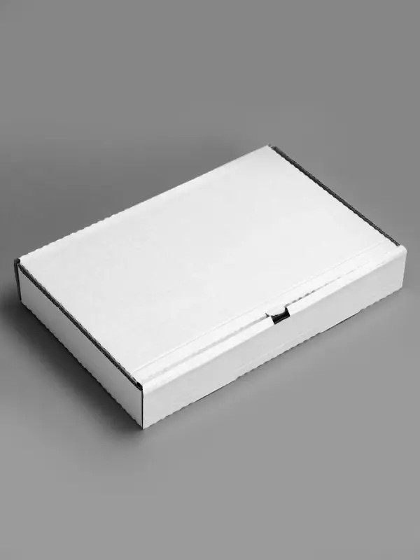 Коробка для пирога, белая, 39 х 25 х 6 см