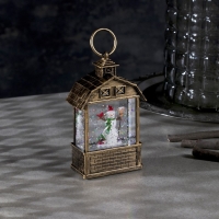 Светодиодная фигура «Фонарь со снеговиком» 7.5 × 14 × 4.2 см, пластик, блёстки, батарейки AG13х3 (в комплекте), свечение тёплое белое Светодиодная фигура «Фонарь со снеговиком» 7.5 × 14 × 4.2 см, пластик, блёстки, батарейки AG13х3 (в комплекте), свечение тёплое белое