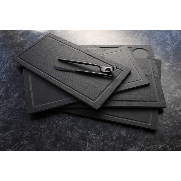 Доска для подачи из сланца Magistro Valley, 35&times;20 см