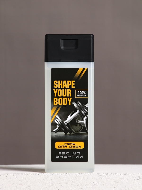 Набор "Набор настоящего мужчины", гель для душа 250 мл и мочалка для тела