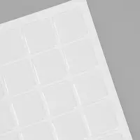 Стикеры эпоксидные прозрачные заготовки 3D 100 шт 3 х 3 см