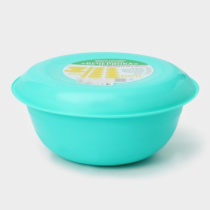 Набор посуды Альт-Пласт &laquo;Всегда с собой&raquo;, на 6 персон, 32 предмета