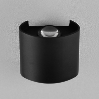 Светильник фасадный &laquo;Полусфера&raquo;, FSD-007, 2Вт, 3000К, 1 луч, IP65, 220В, металл, черный