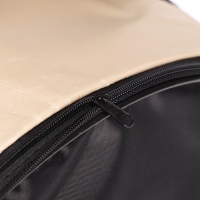 Сумка - переноска для животных, полукруглая, нейлон, 39 х 19 х 27 см, бежевая Сумка - переноска для животных, полукруглая, нейлон, 39 х 19 х 27 см, бежевая