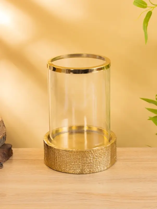 Подсвечник "Капсула" 18х18х25 см, алюминий