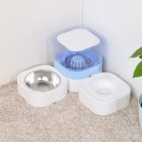 Автокормушка со съёмной крышкой, контейнер 1,8 л, фиолетовая