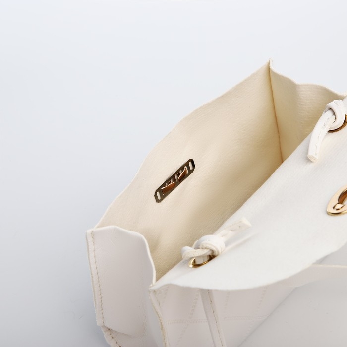 Сумка детская для девочки на застёжке, цвет белый Сумка детская для девочки на застёжке, цвет белый