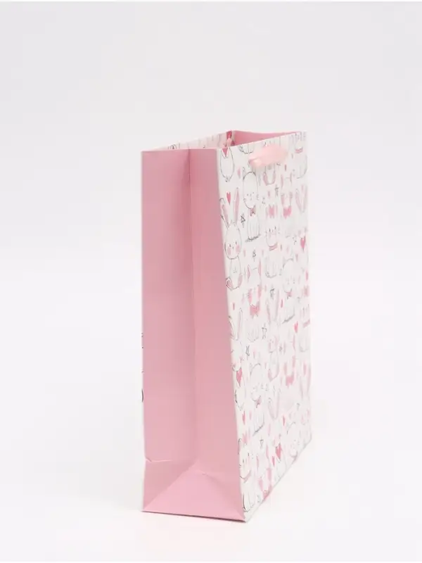 Пакет подарочный &laquo;Поздравляю&raquo;, M 25,5 &times; 30 &times; 9 см