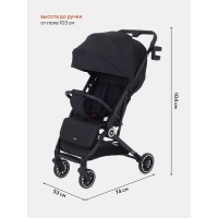 Коляска прогулочная детская RANT basic &laquo;JUNO&raquo; RA302 Beige, черный