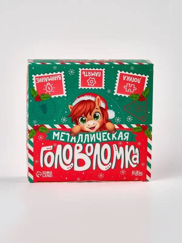 Puzzle Головоломка металлическая, лошадки,  МИКС