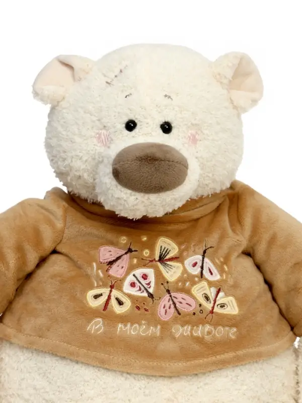 Мягкая игрушка "Медведь Тато в кофейной майке", 37 см ММТато/38/кф
