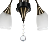 Люстра "Сандра" 5хЕ27 40Вт черно-бронзовый 65х65х30 см