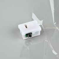 Плёнка упаковочная с гирляндой &laquo;Разноцветная&raquo;, 60 х 60 см