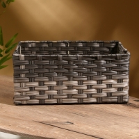 Корзина плетеная 40х29х17 см, пластик