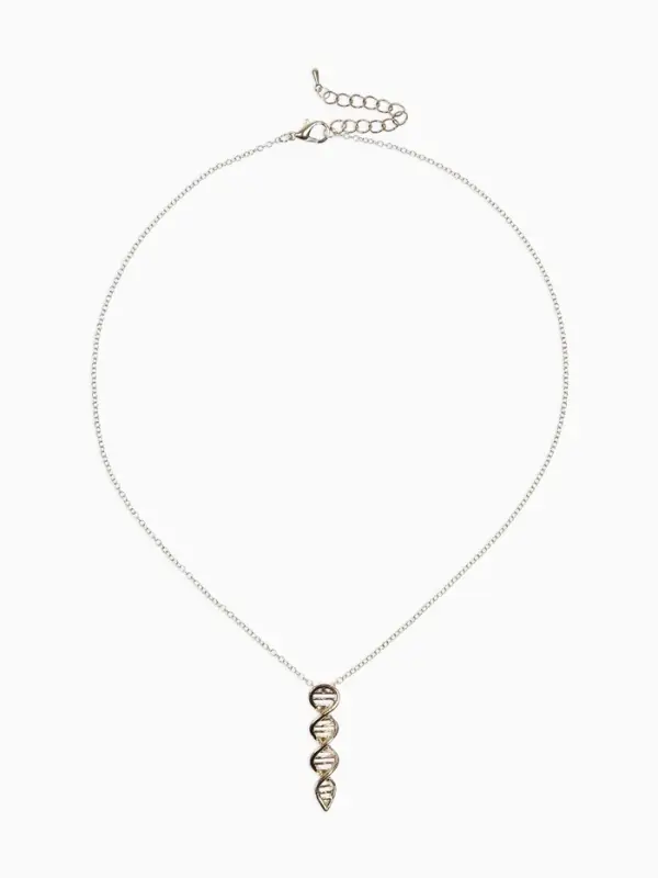 Кулон на цепочке "ДНК", цвет золото