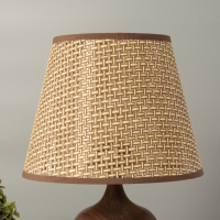 Настольная лампа "ЭКО" 1х40Вт Е27 темное дерево 25х25х39,5см