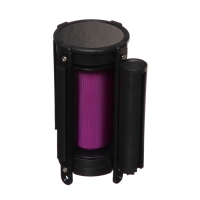 Кассета с вытяжной лентой-180см, фиолетовая, высота-13см, ширина 6.6см, ширина ленты-80мм Кассета с вытяжной лентой-180см, фиолетовая, высота-13см, ширина 6.6см, ширина ленты-80мм