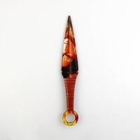 Деревянное оружие, детское сувенирное &laquo;Аниме&raquo;, нож кунай, со стикерами, 26 х 4 см