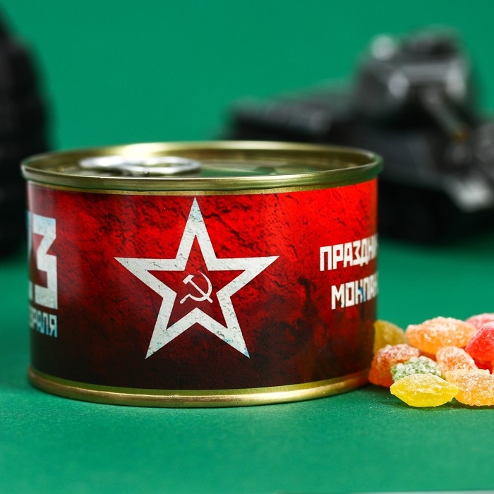 Монпансье Монпансье "23", карамель леденцовая в консервной банке, 140 г