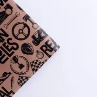 Бумага упаковочная глянцевая двухсторонняя &laquo;Брутальность&raquo;, 50 х 70 см