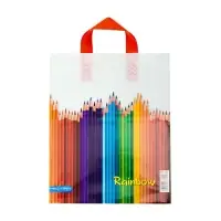 Пакет "Карандаши", полиэтиленовый с петлевой ручкой, 28x34 см, 60 мкм, МИКС