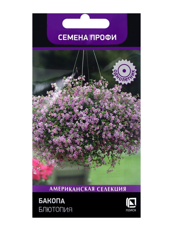 Семена цветов Бакопа Блютопия, 5шт Семена цветов Бакопа Блютопия, 5шт