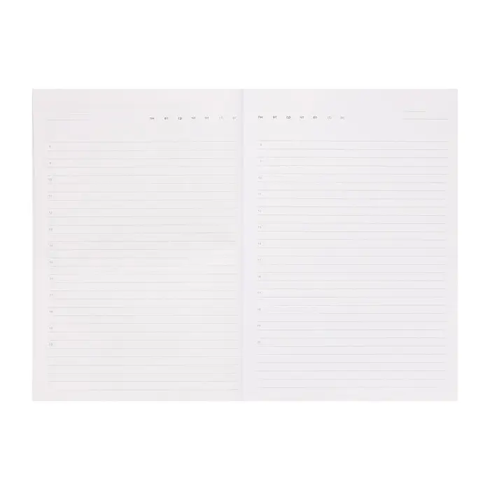 Ежедневник недатированный A5, 160 листов, Attomex.Regent, твёрдая обложка из бумвинила с поролоном, ляссе, блок 70 г/м2, синий