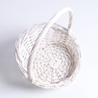 Корзина 25х25х5х13,5х30см, ива, белая